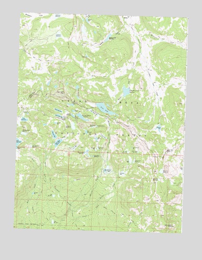 Leon Peak, CO USGS Topographic Map