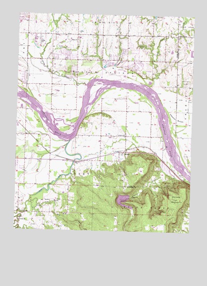 Leonard, OK USGS Topographic Map