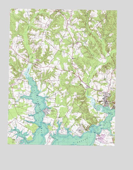 Leonardtown, MD USGS Topographic Map