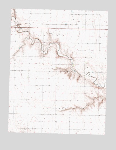 Leoti NW, KS USGS Topographic Map