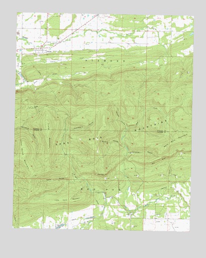 Lequire, OK USGS Topographic Map
