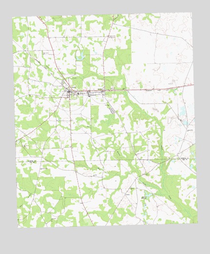 Leslie, GA USGS Topographic Map