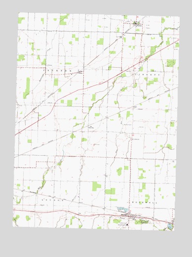 Bascom, OH USGS Topographic Map
