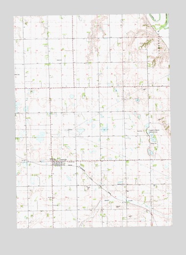 Lesterville, SD USGS Topographic Map