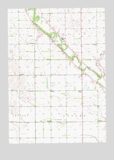 Letcher NE, SD USGS Topographic Map