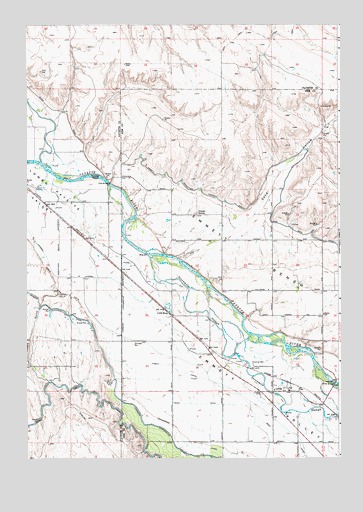 Letha, ID USGS Topographic Map