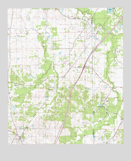 Letohatchee, AL USGS Topographic Map