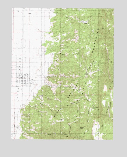 Levan, UT USGS Topographic Map