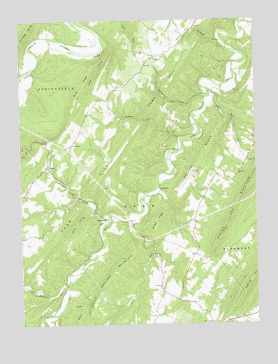 Levels, WV USGS Topographic Map