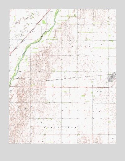 Lewis, KS USGS Topographic Map