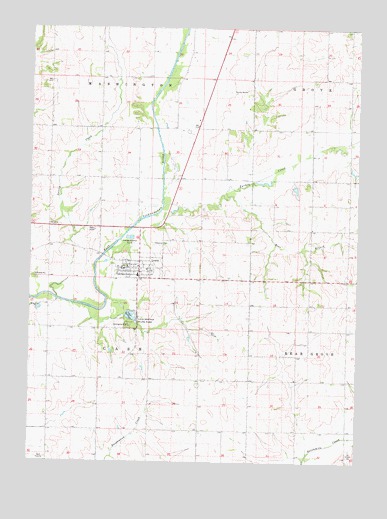 Lewis, IA USGS Topographic Map