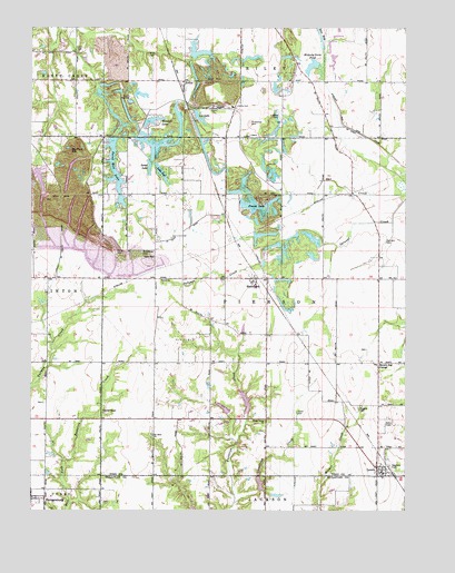 Lewis, IN USGS Topographic Map
