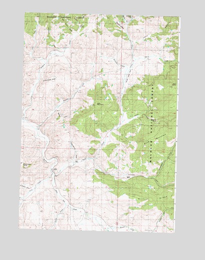 Lewis Creek, OR USGS Topographic Map