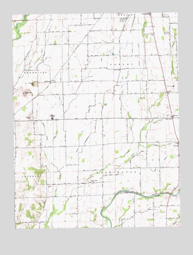 Lewis Creek, IN USGS Topographic Map