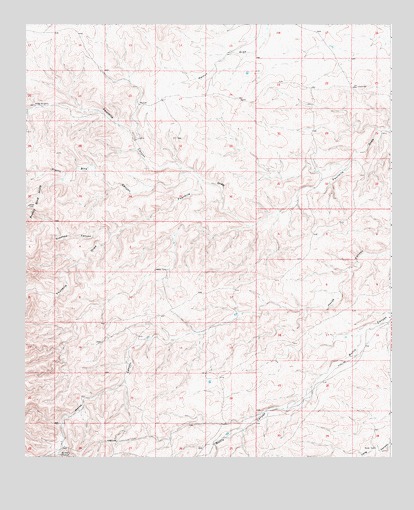 Lewis Peak NE, NM USGS Topographic Map