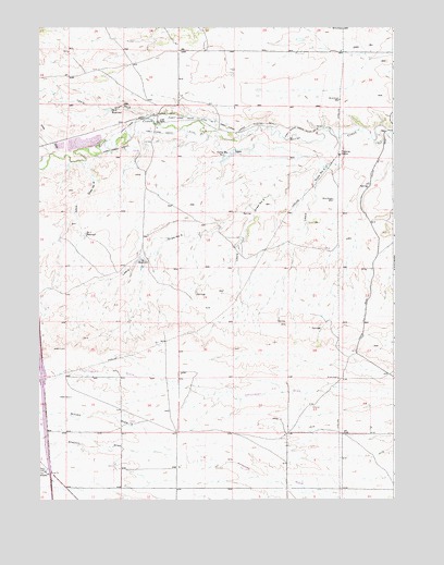 Lewis Ranch, WY USGS Topographic Map