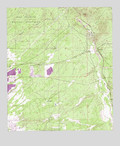 Lewis Springs, AZ USGS Topographic Map