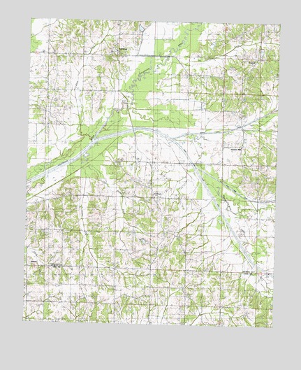 Lewisburg, MS USGS Topographic Map