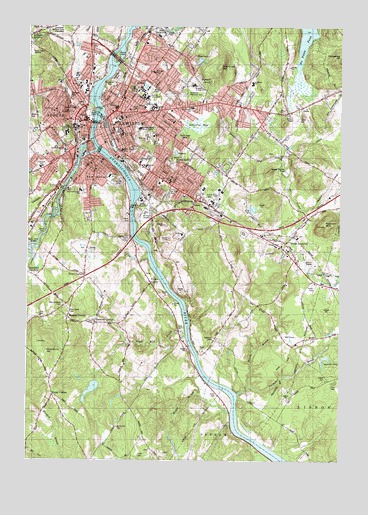 Lewiston, ME USGS Topographic Map