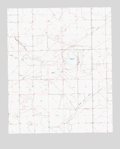 Lewiston Lake, NM USGS Topographic Map