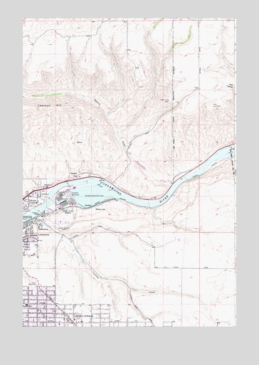 Lewiston Orchards North, ID USGS Topographic Map