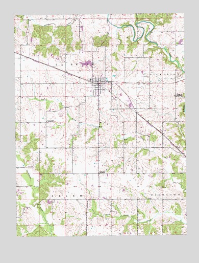 Lewistown, MO USGS Topographic Map