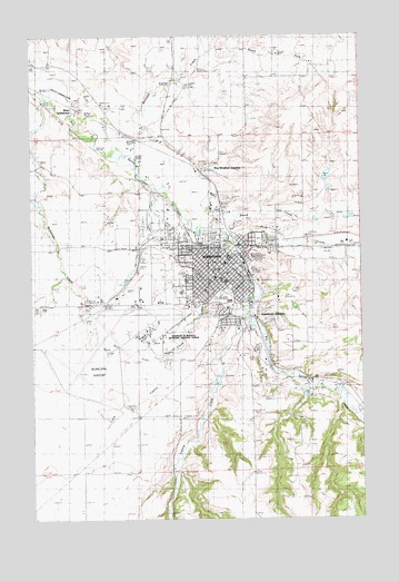 Lewistown, MT USGS Topographic Map
