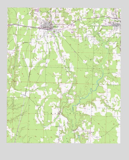 Lewisville, AR USGS Topographic Map
