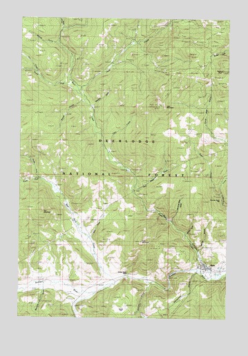 Basin, MT USGS Topographic Map
