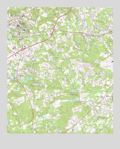 Lexington, SC USGS Topographic Map