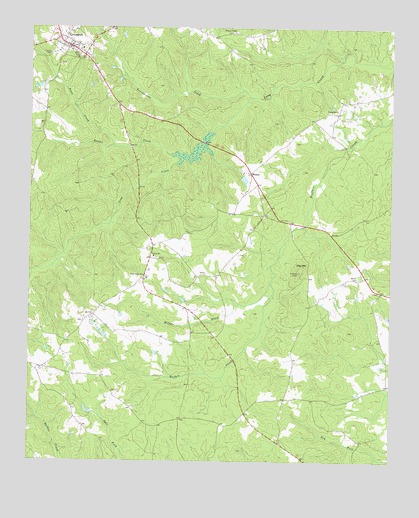 Lexington, GA USGS Topographic Map