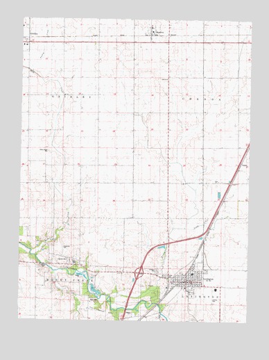 Lexington, IL USGS Topographic Map