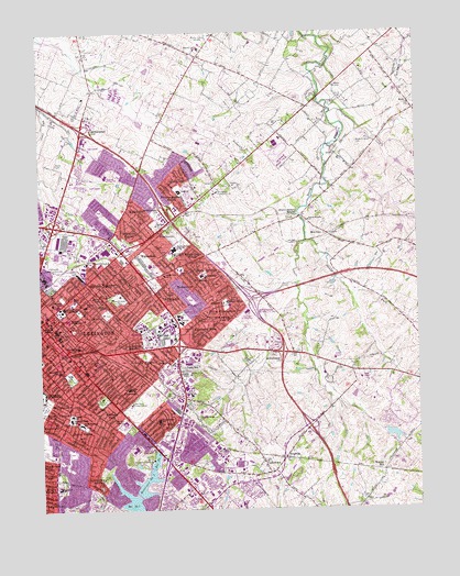 Lexington East, KY USGS Topographic Map