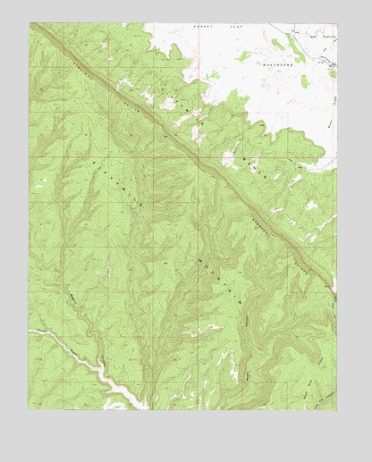 Basin Canyon, UT USGS Topographic Map