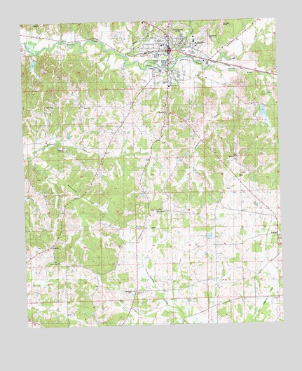Lexington South, MS USGS Topographic Map