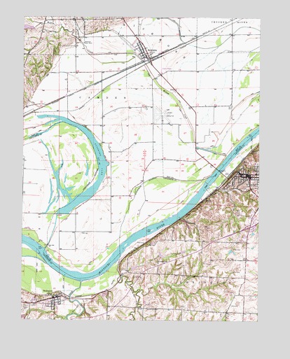 Lexington West, MO USGS Topographic Map