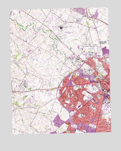 Lexington West, KY USGS Topographic Map