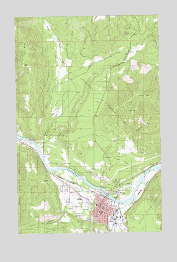 Libby, MT USGS Topographic Map