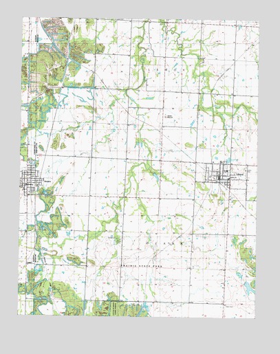Liberal, MO USGS Topographic Map