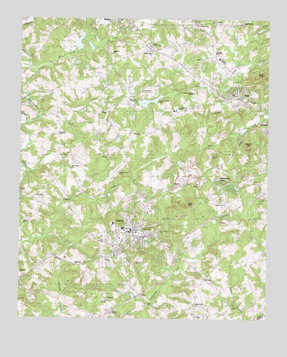 Liberty, SC USGS Topographic Map