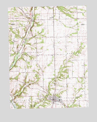 Liberty, IN USGS Topographic Map