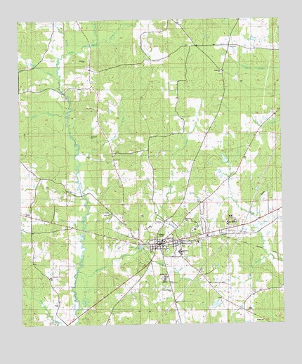 Liberty, MS USGS Topographic Map