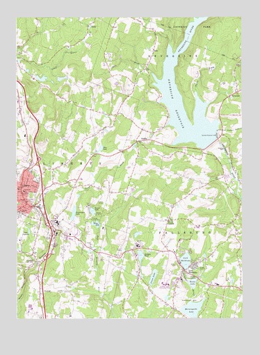 Liberty East, NY USGS Topographic Map
