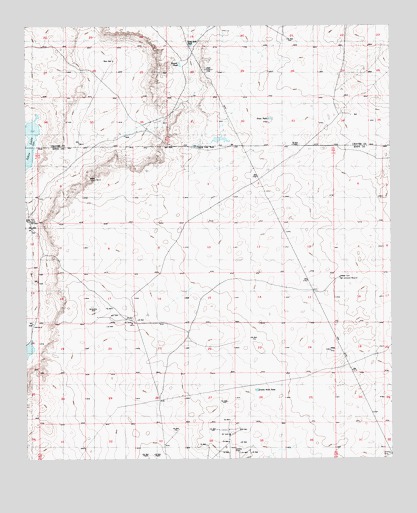 Basin Well, NM USGS Topographic Map