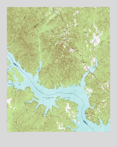 Liberty Hill, SC USGS Topographic Map