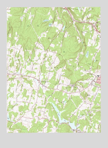 Liberty West, NY USGS Topographic Map