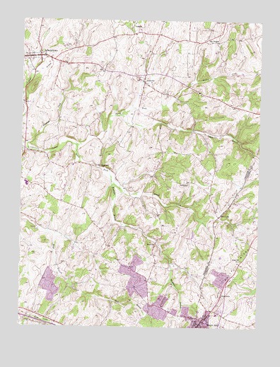 Libertytown, MD USGS Topographic Map