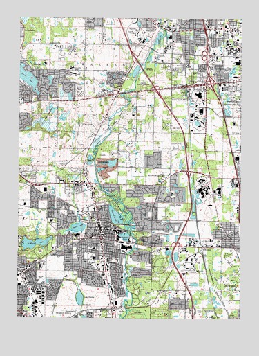 Libertyville, IL USGS Topographic Map