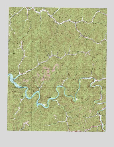 Lick Creek, KY USGS Topographic Map