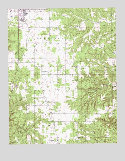 Licking, MO USGS Topographic Map